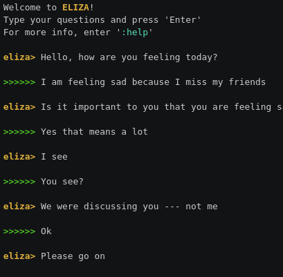Eliza chatbot